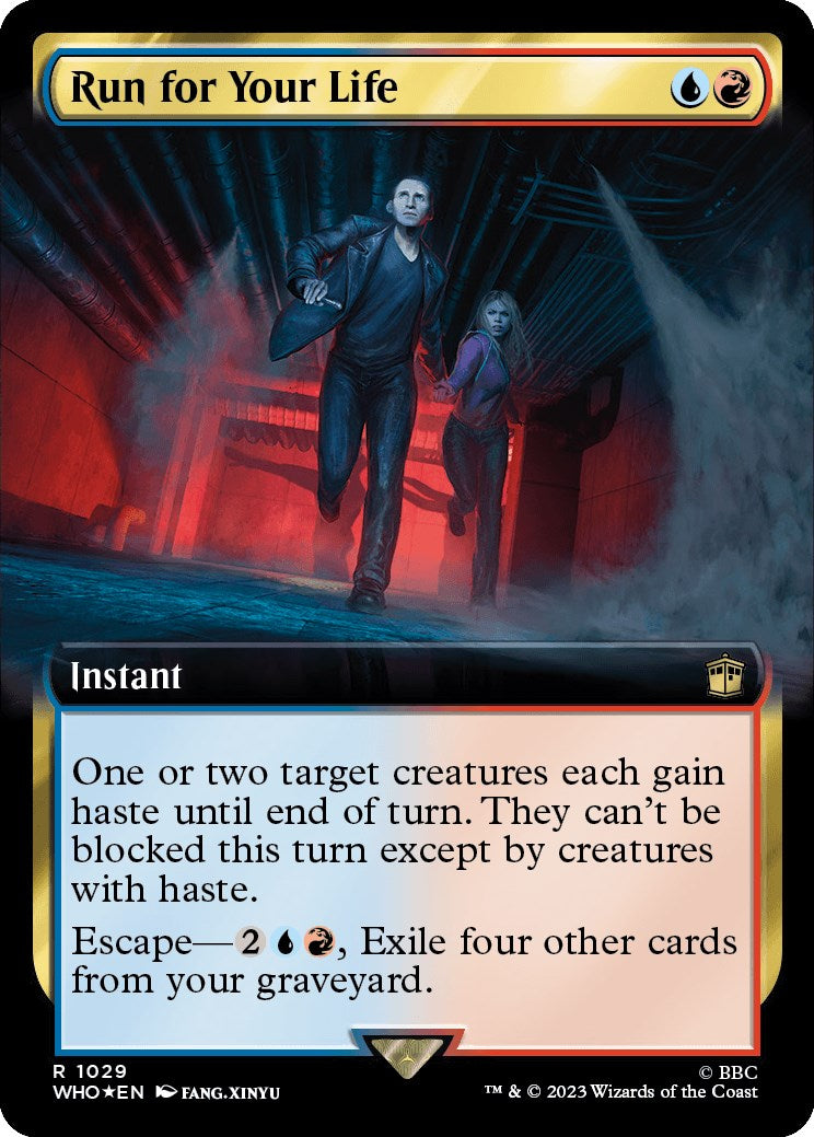 Run for Your Life (Extended Art) (Surge Foil) [Doctor Who] | Local Legends