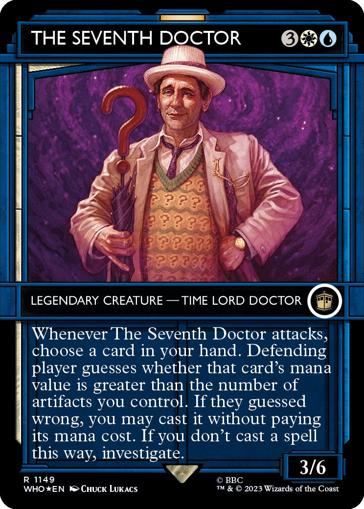 The Seventh Doctor (Showcase) (Surge Foil) [Doctor Who] | Golgari Games