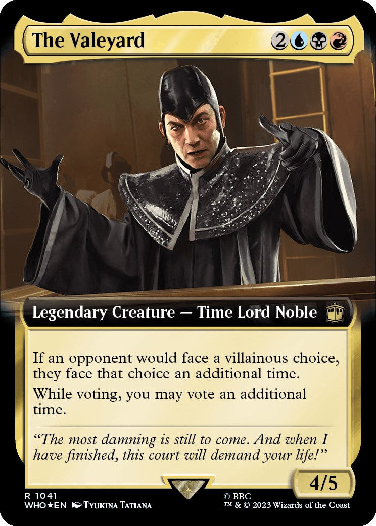 The Valeyard (Extended Art) (Surge Foil) [Doctor Who] | Local Legends