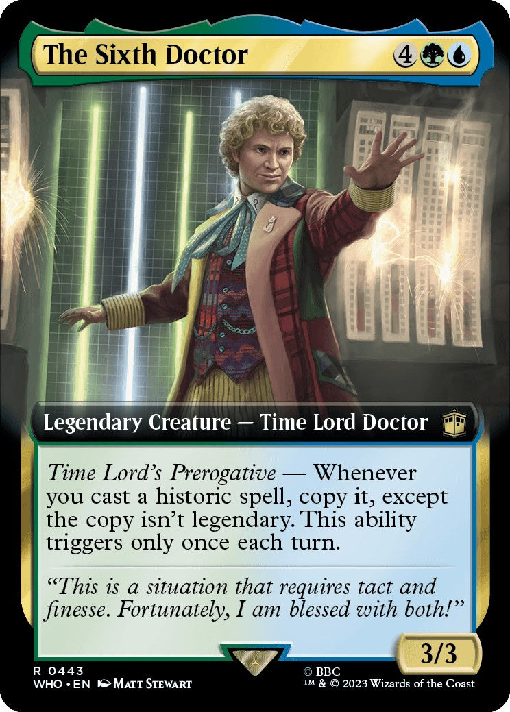 The Sixth Doctor (Extended Art) | Local Legends