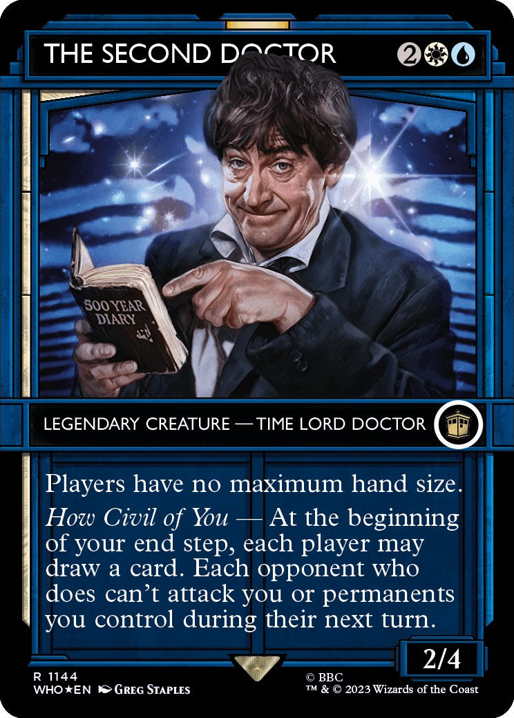 The Second Doctor (Showcase) (Surge Foil) [Doctor Who] | Golgari Games