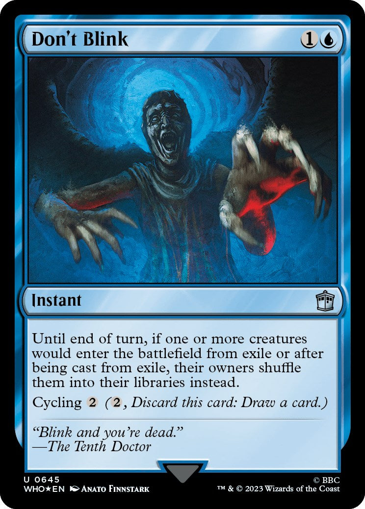 Don't Blink (Surge Foil) [Doctor Who] | Local Legends