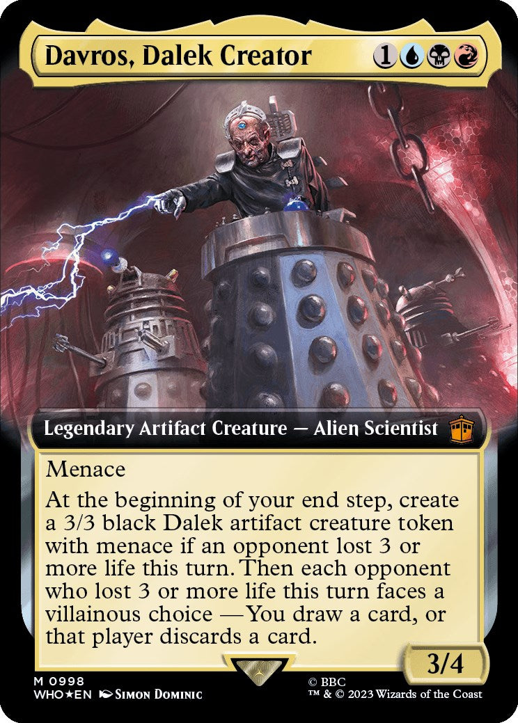 Davros, Dalek Creator (Extended Art) (Surge Foil) [Doctor Who] | Local Legends