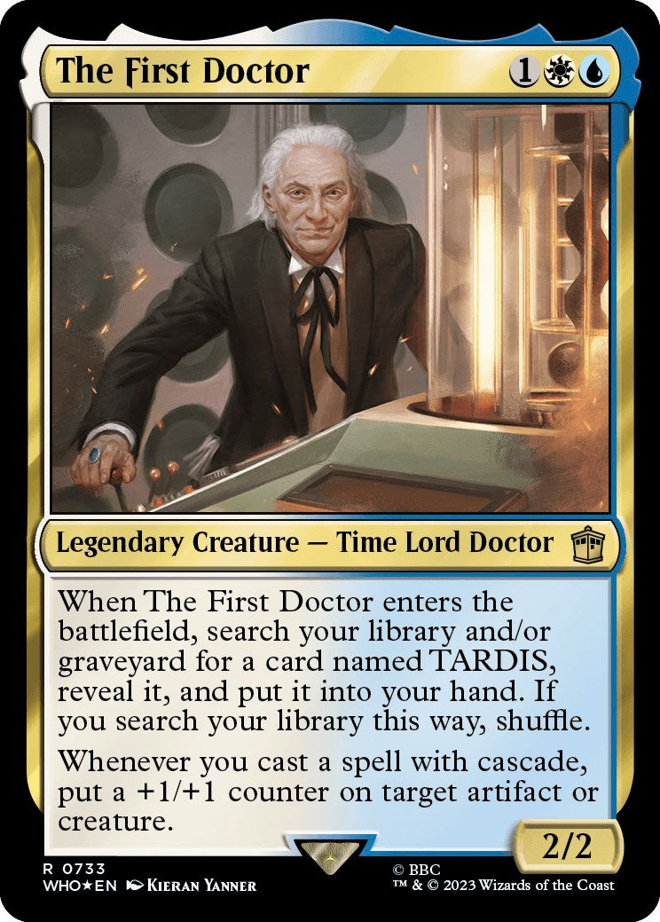 The First Doctor (Surge Foil) [Doctor Who] | Golgari Games