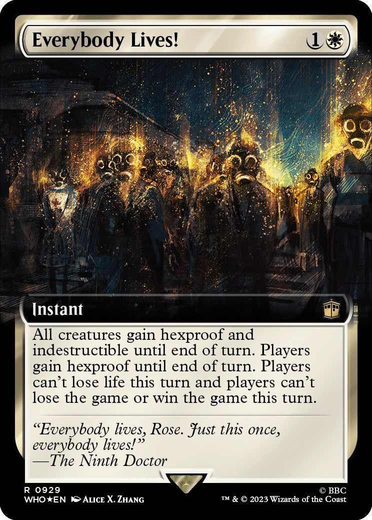 Everybody Lives! (Extended Art) (Surge Foil) [Doctor Who] | Local Legends