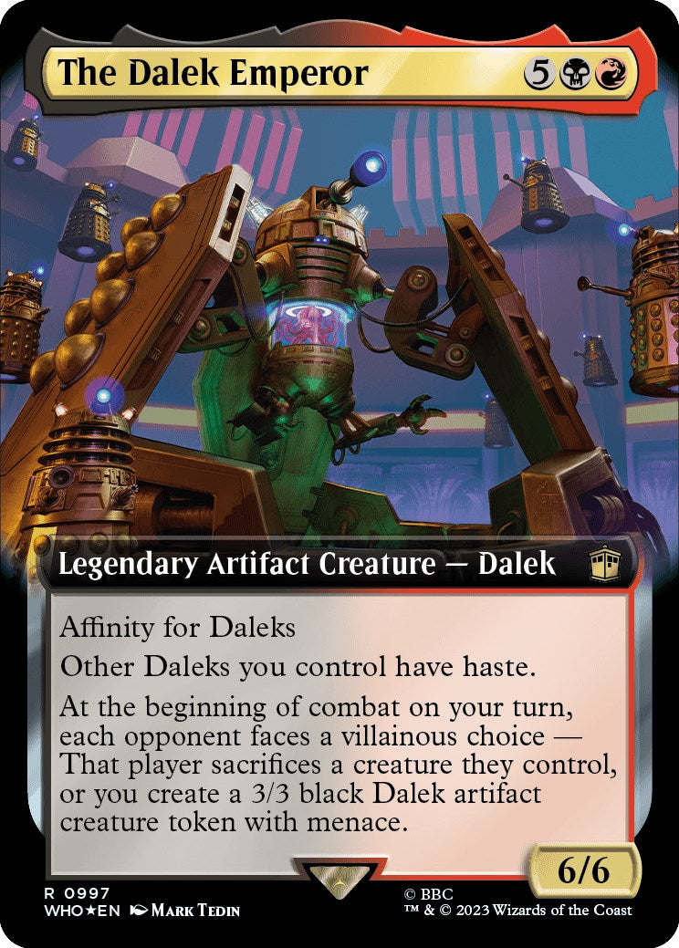 The Dalek Emperor (Extended Art) (Surge Foil) [Doctor Who] | Local Legends