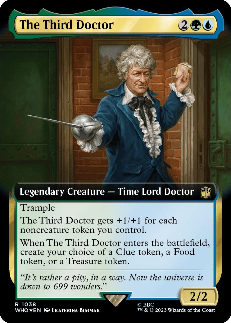 The Third Doctor (Extended Art) (Surge Foil) [Doctor Who] | Local Legends
