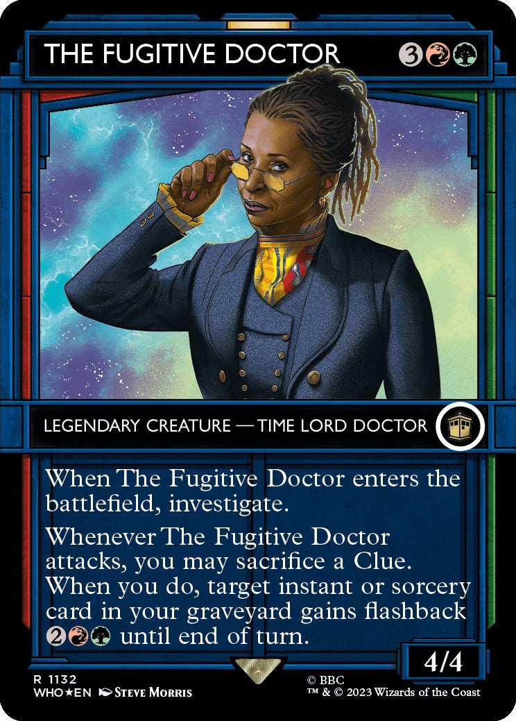 The Fugitive Doctor (Showcase) (Surge Foil) [Doctor Who] | Golgari Games