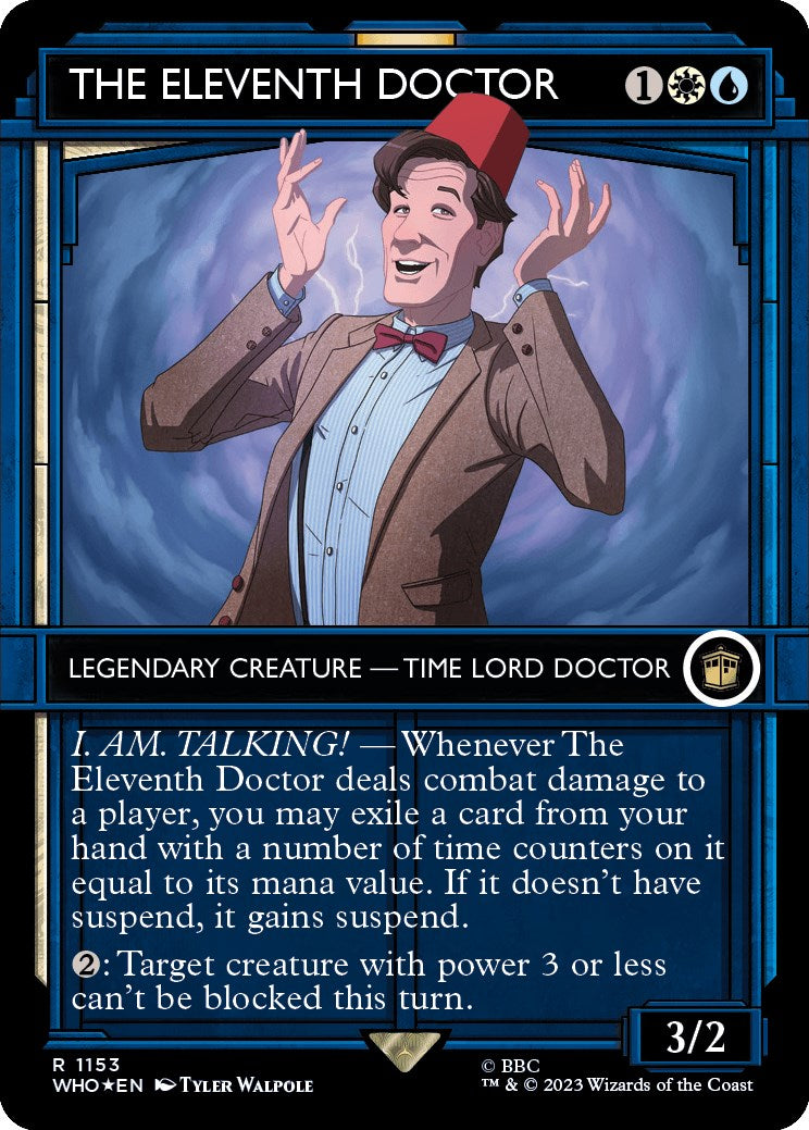 The Eleventh Doctor (Showcase) (Surge Foil) [Doctor Who] | Golgari Games