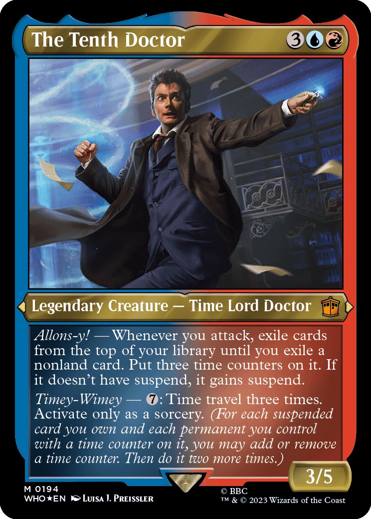 The Tenth Doctor (Display Commander) [Doctor Who] | Golgari Games