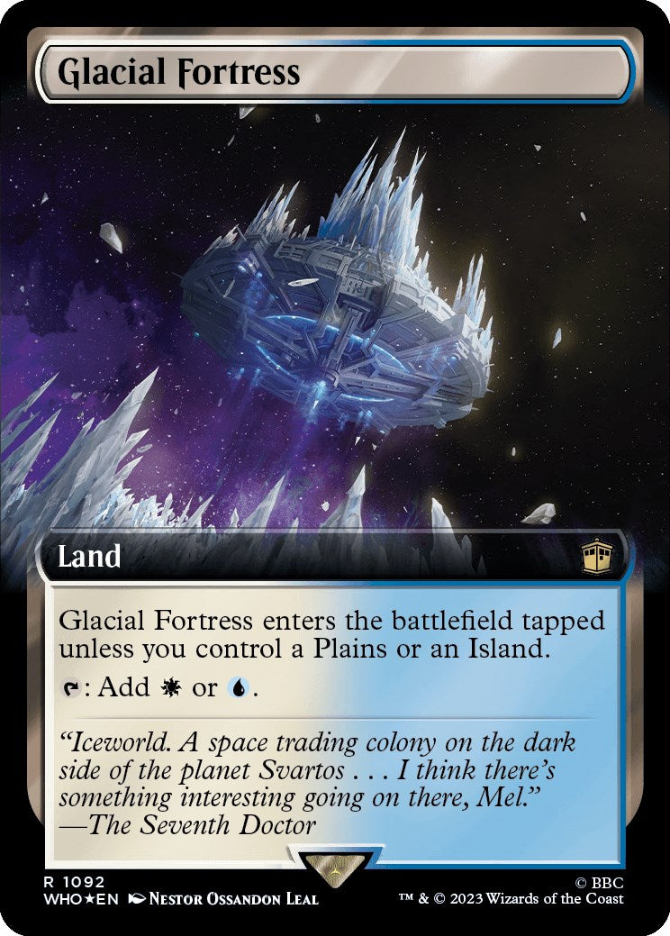 Glacial Fortress (Extended Art) (Surge Foil) | Local Legends