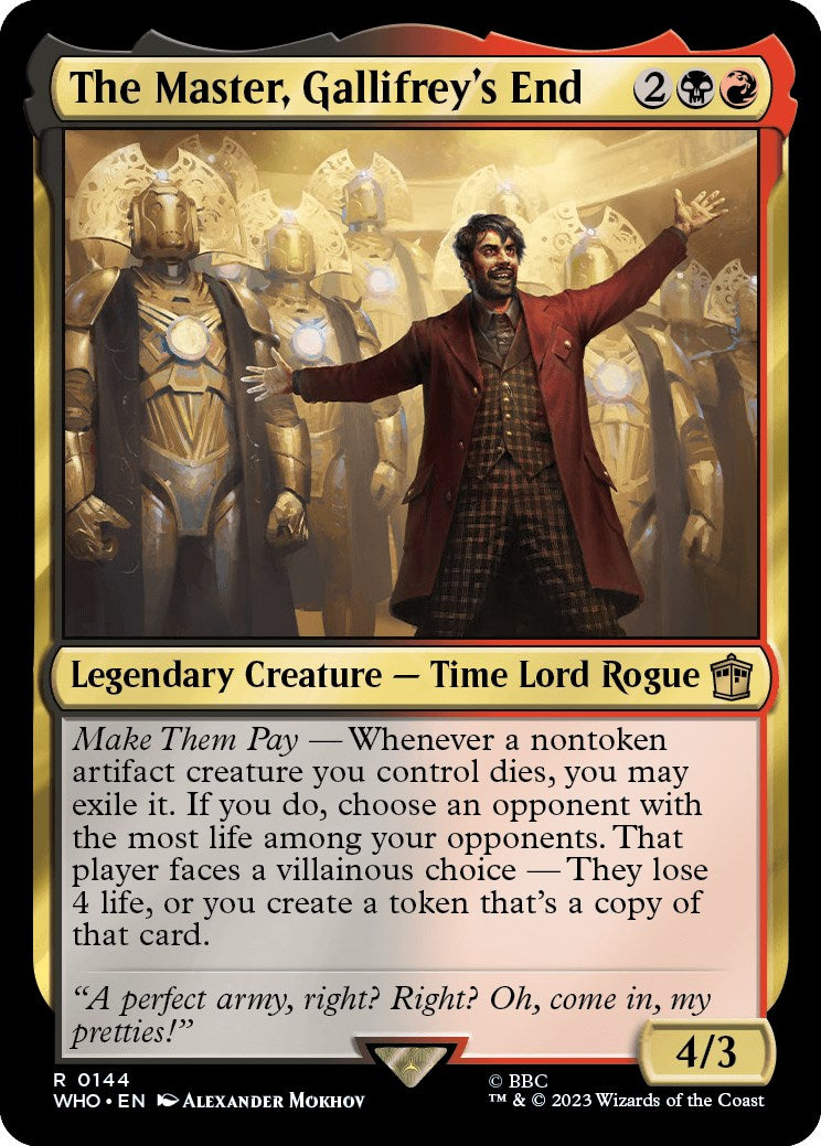 The Master, Gallifrey's End | Local Legends