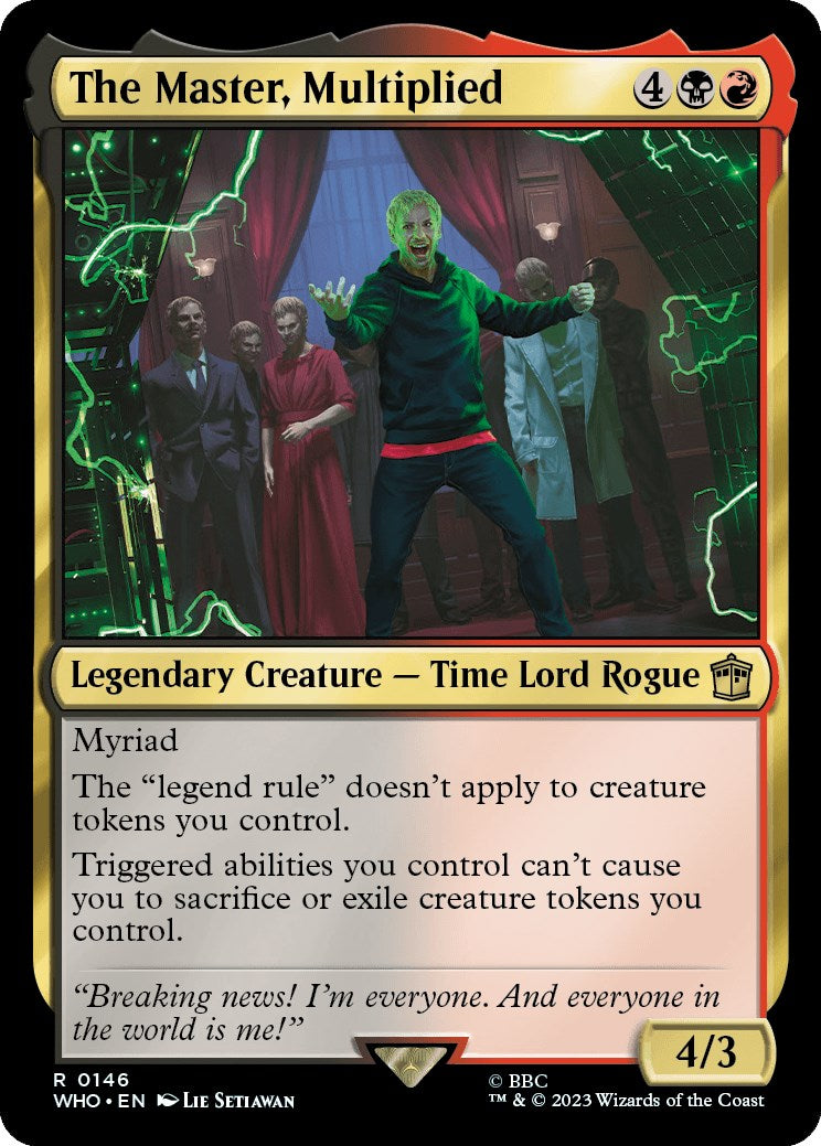 The Master, Multiplied | Local Legends