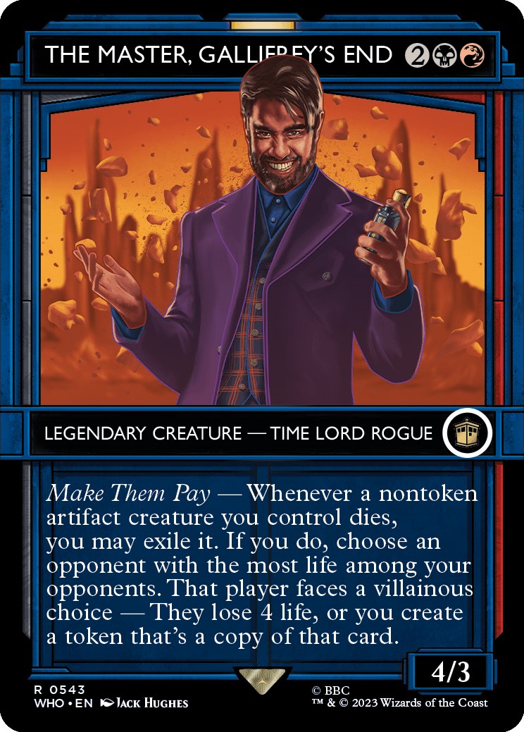 The Master, Gallifrey's End (Showcase) | Local Legends