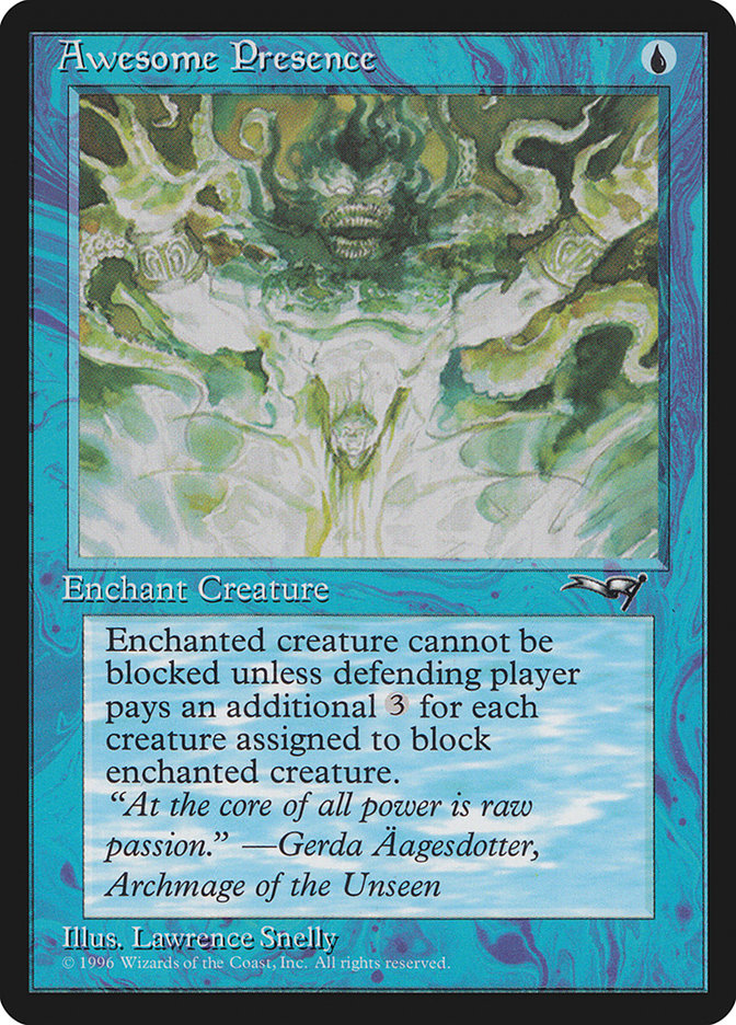 Awesome Presence (Creature Facing) [Alliances] | Local Legends