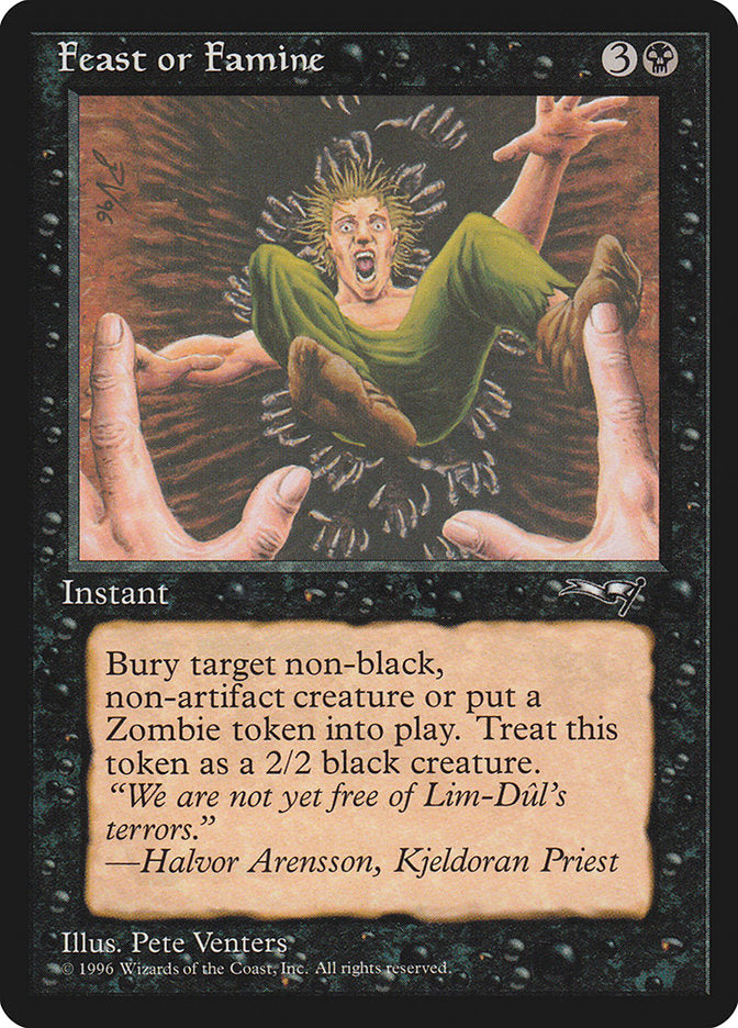 Feast or Famine (Falling) [Alliances] | Local Legends