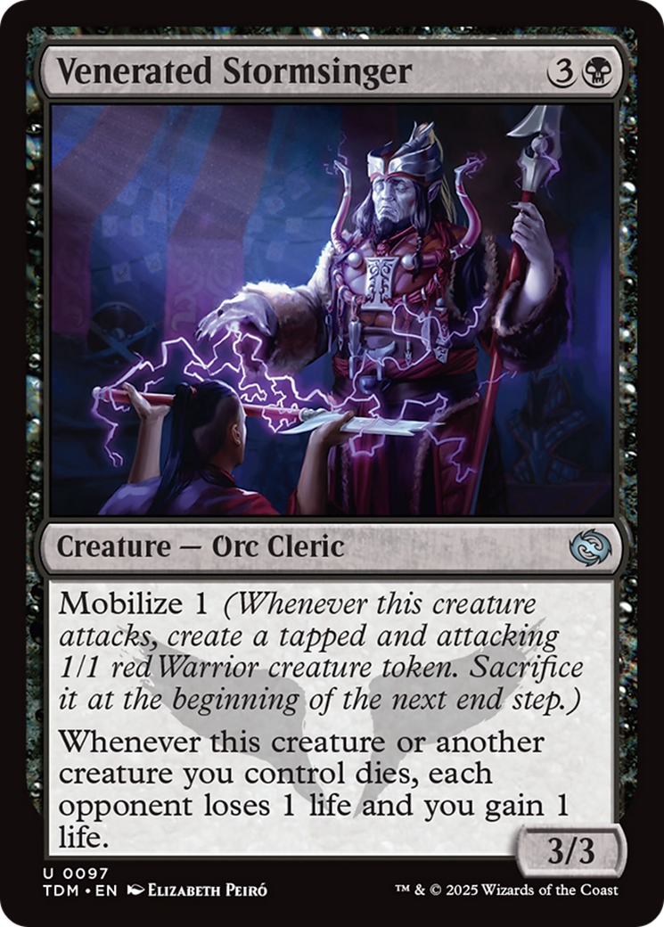 Venerated Stormsinger [Tarkir: Dragonstorm] | Local Legends