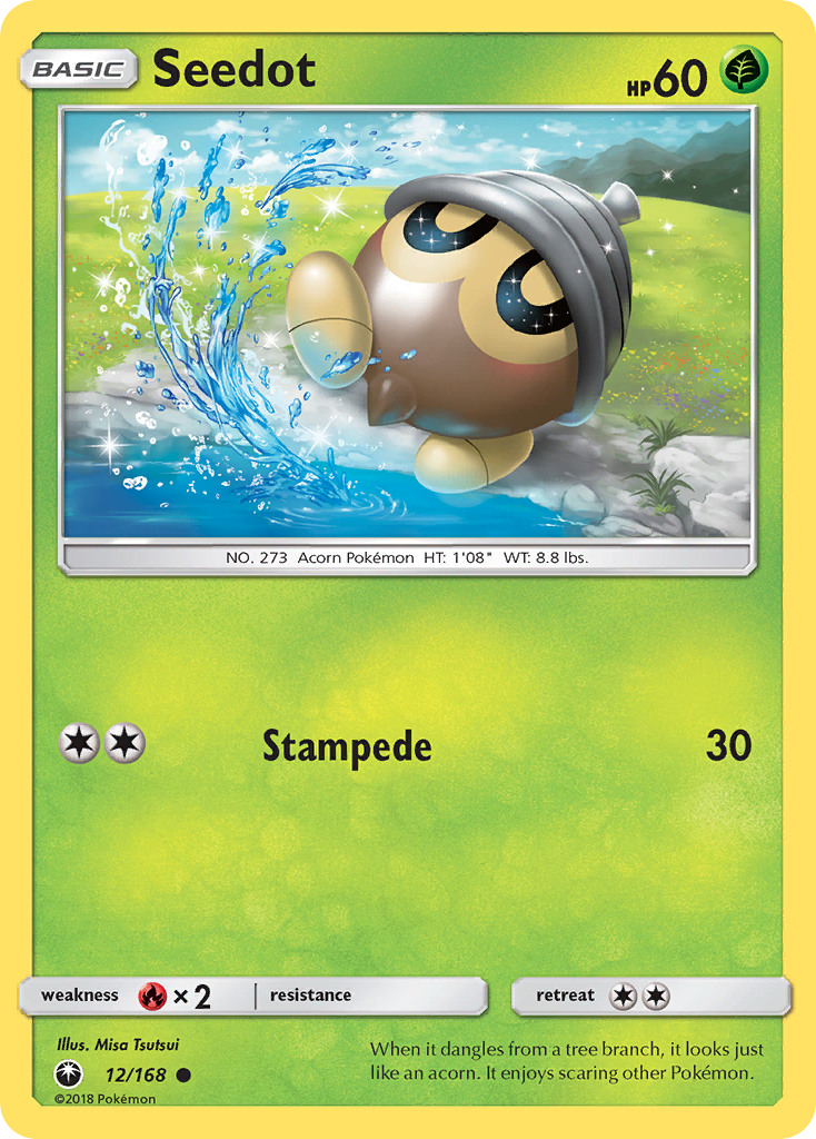 Seedot (12/168) [Sun & Moon: Celestial Storm] | Local Legends