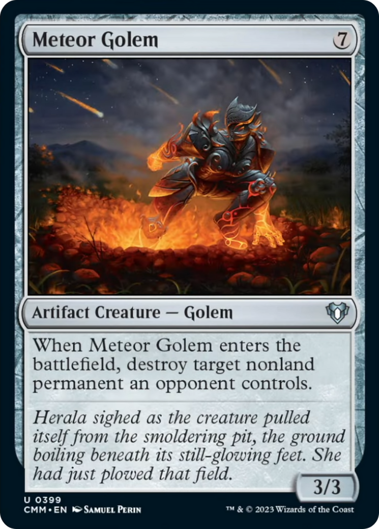 Meteor Golem [Commander Masters] | Local Legends