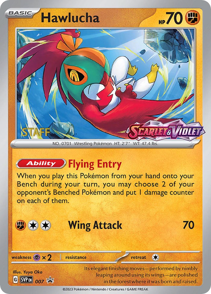 Hawlucha (007) [Staff] [Scarlet & Violet 151] | Local Legends