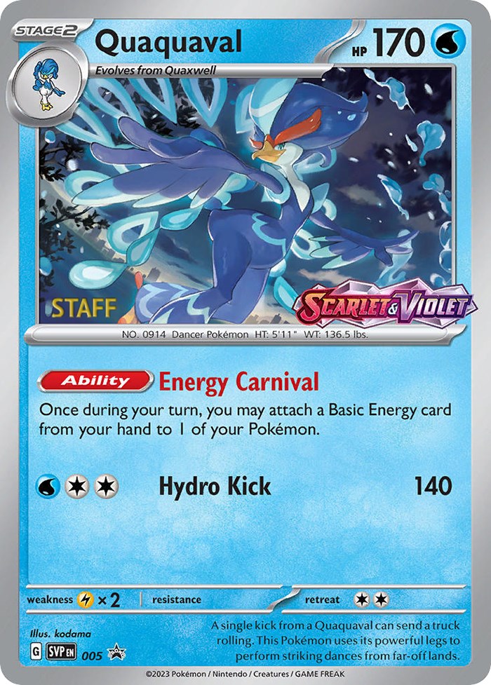 Quaquaval (005) [Staff] [Scarlet & Violet 151] | Local Legends