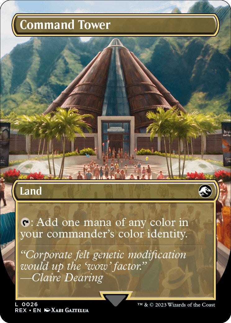 Command Tower // Command Tower (Borderless) [Jurassic World Collection] | Local Legends