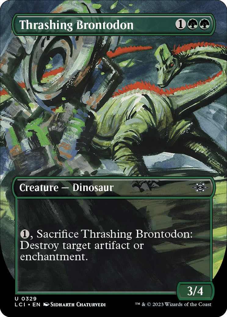 Thrashing Brontodon (Borderless) | Local Legends