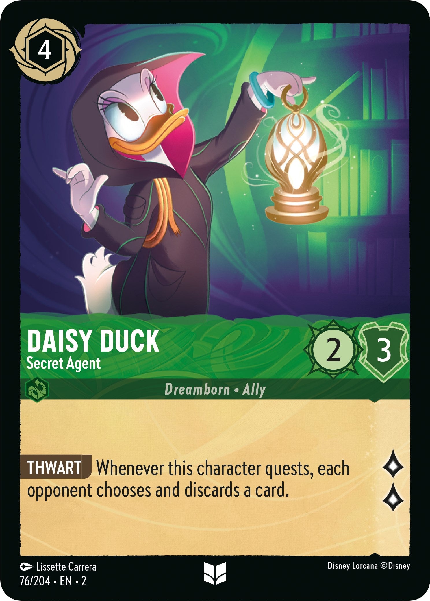 Daisy Duck - Secret Agent (76/204) [Rise of the Floodborn] | Local Legends