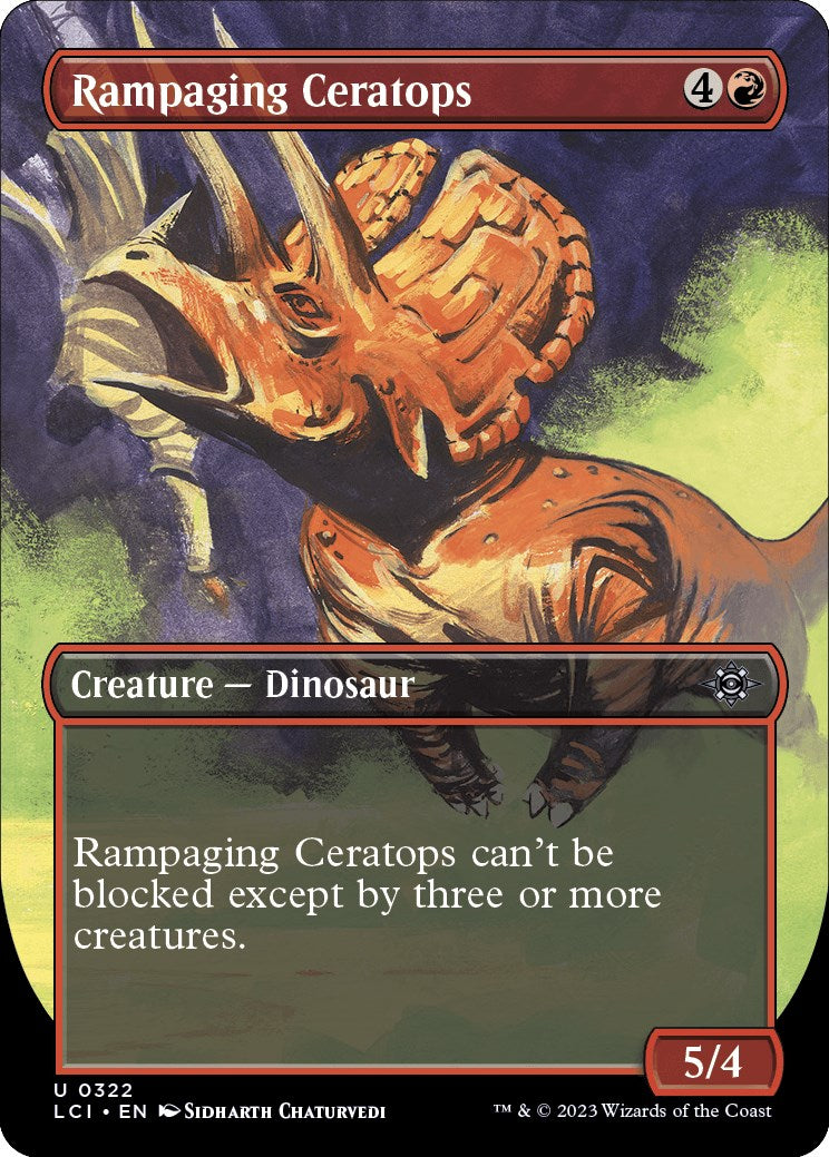 Rampaging Ceratops (Borderless) | Local Legends
