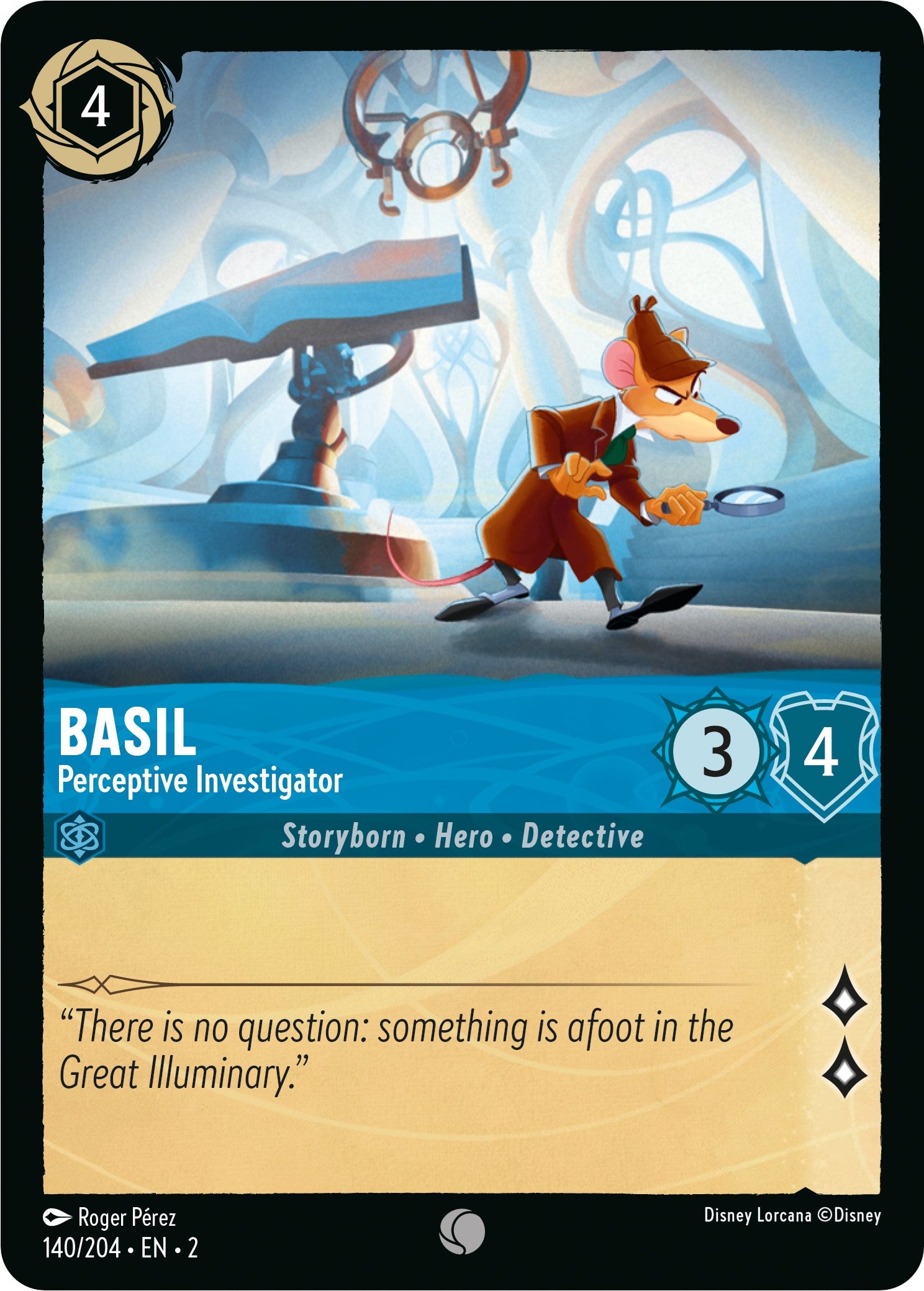 Basil - Perceptive Investigator (140/204) [Rise of the Floodborn] | Local Legends