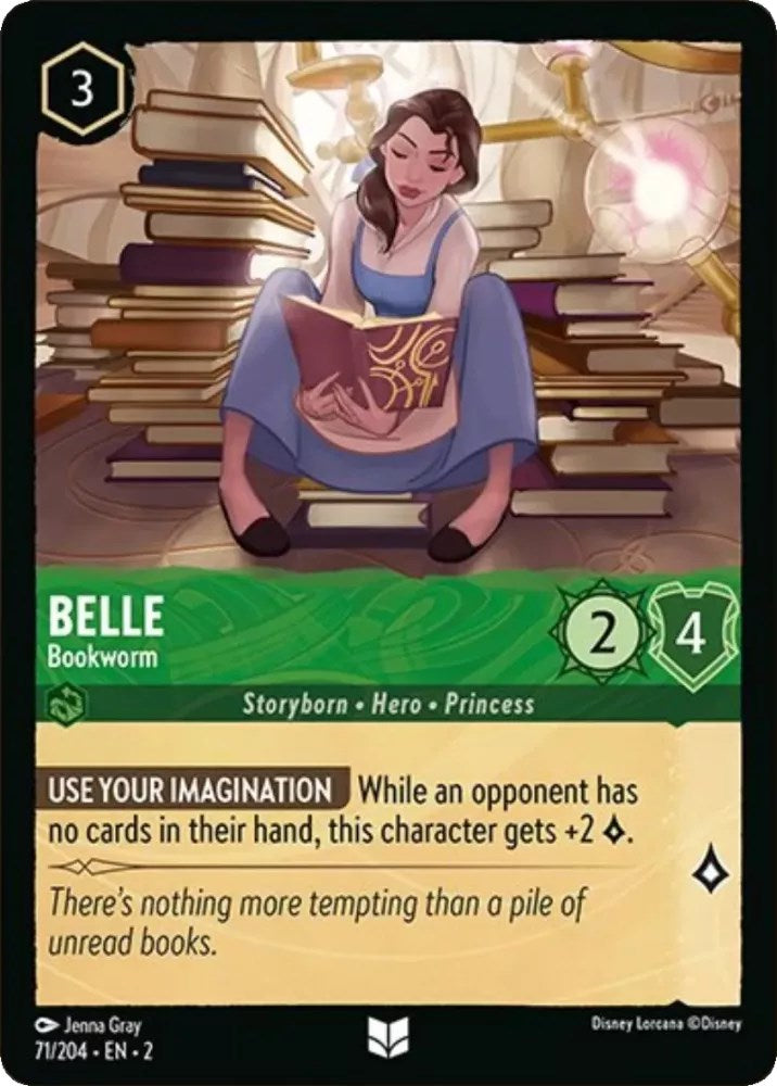Belle - Bookworm (71/204) [Rise of the Floodborn] | Local Legends