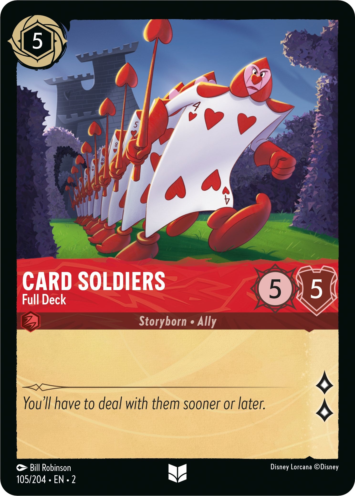 Card Soldiers - Full Deck (105/204) [Rise of the Floodborn] | Local Legends