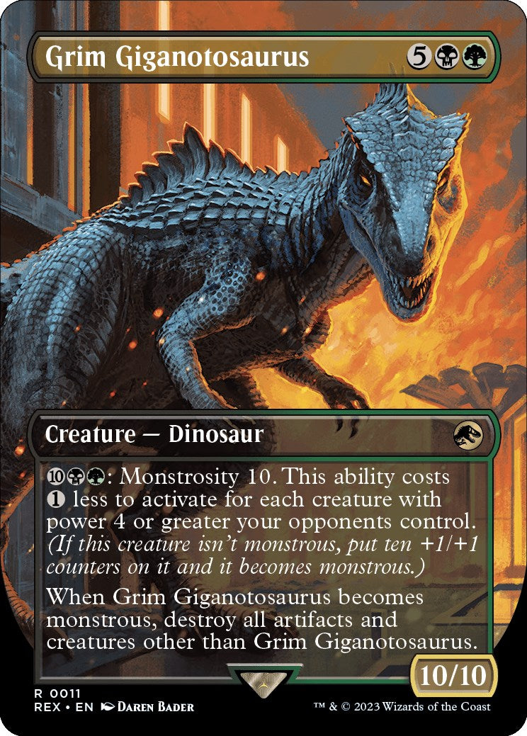 Grim Giganotosaurus (Borderless) | Local Legends