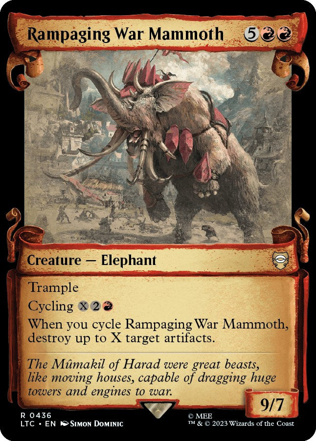 Rampaging War Mammoth (Showcase Scrolls) | Local Legends
