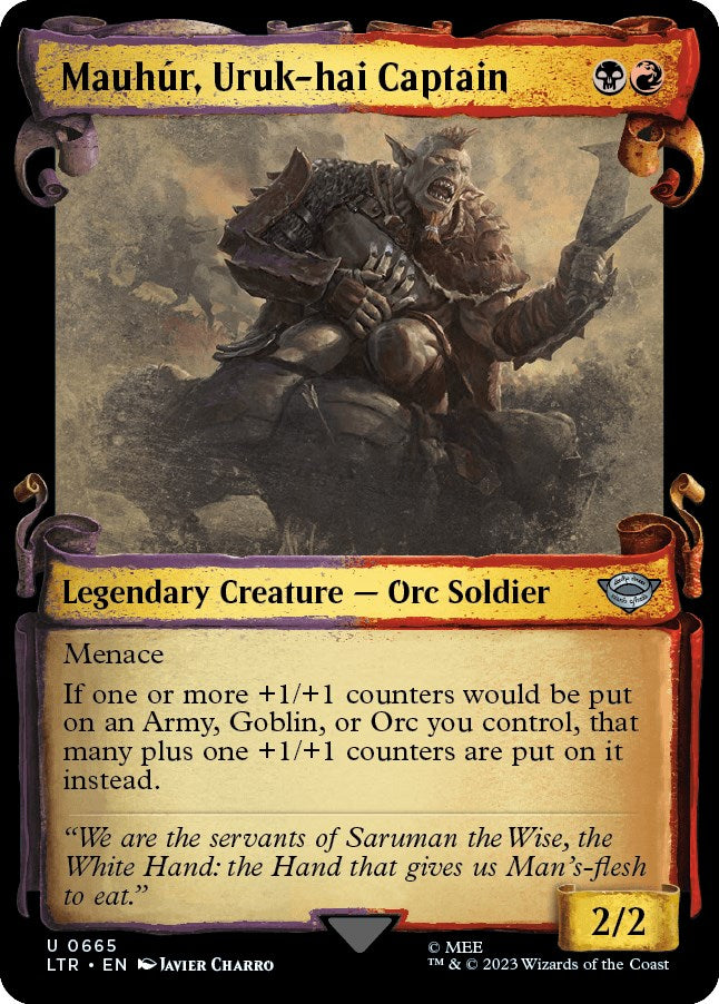 Mauhur, Uruk-hai Captain (Showcase Scrolls) | Local Legends