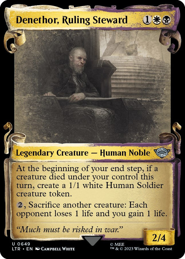 Denethor, Ruling Steward (Showcase Scrolls) | Local Legends