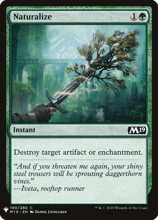 Naturalize [Mystery Booster] | Local Legends