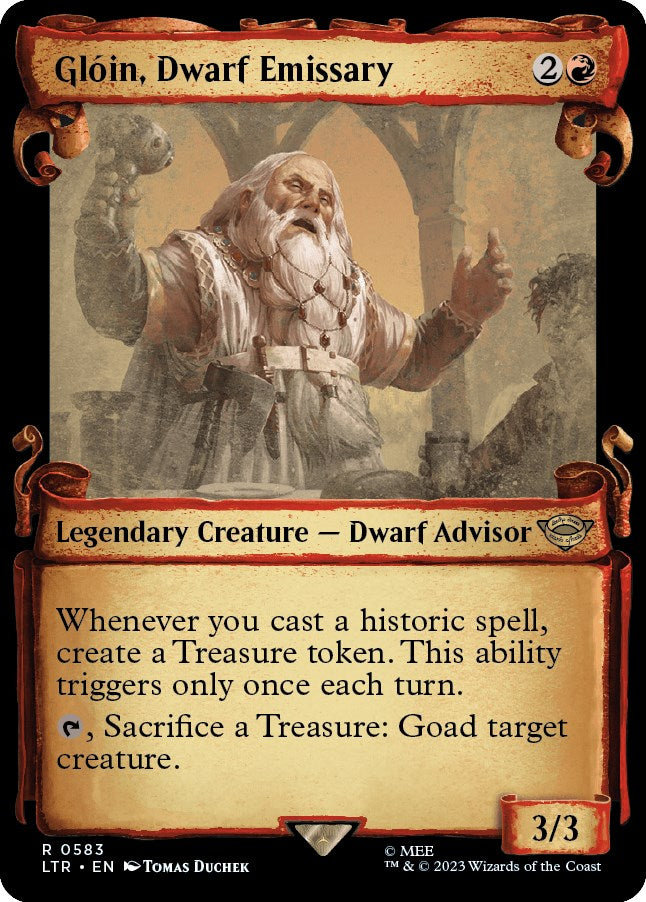 Gloin, Dwarf Emissary (Showcase Scrolls) | Local Legends