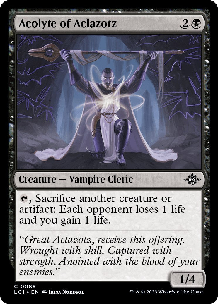 Acolyte of Aclazotz | Local Legends