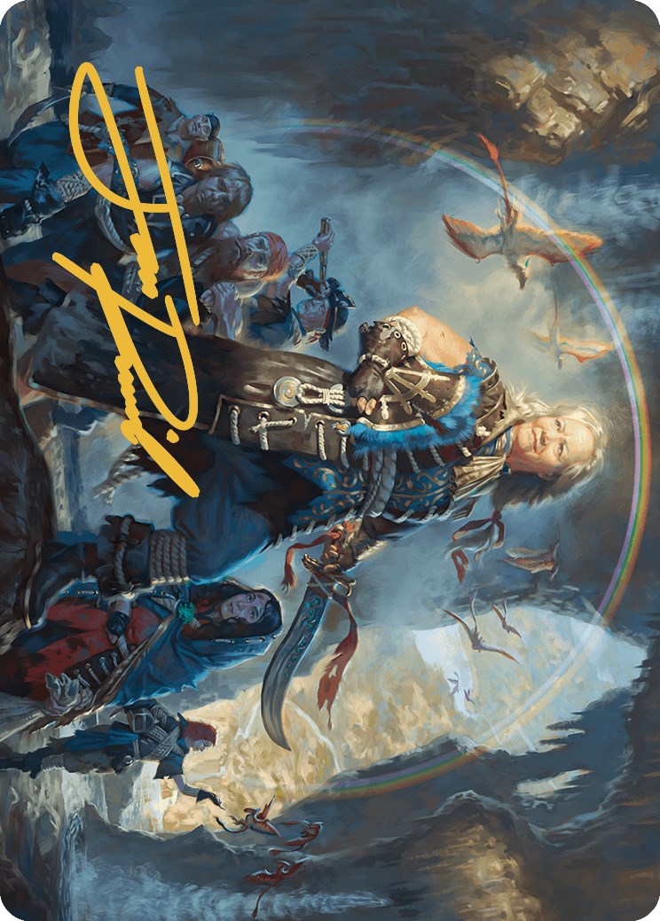 Admiral Brass, Unsinkable Art Card (Gold-Stamped Signature) [The Lost Caverns of Ixalan Art Series] | Local Legends