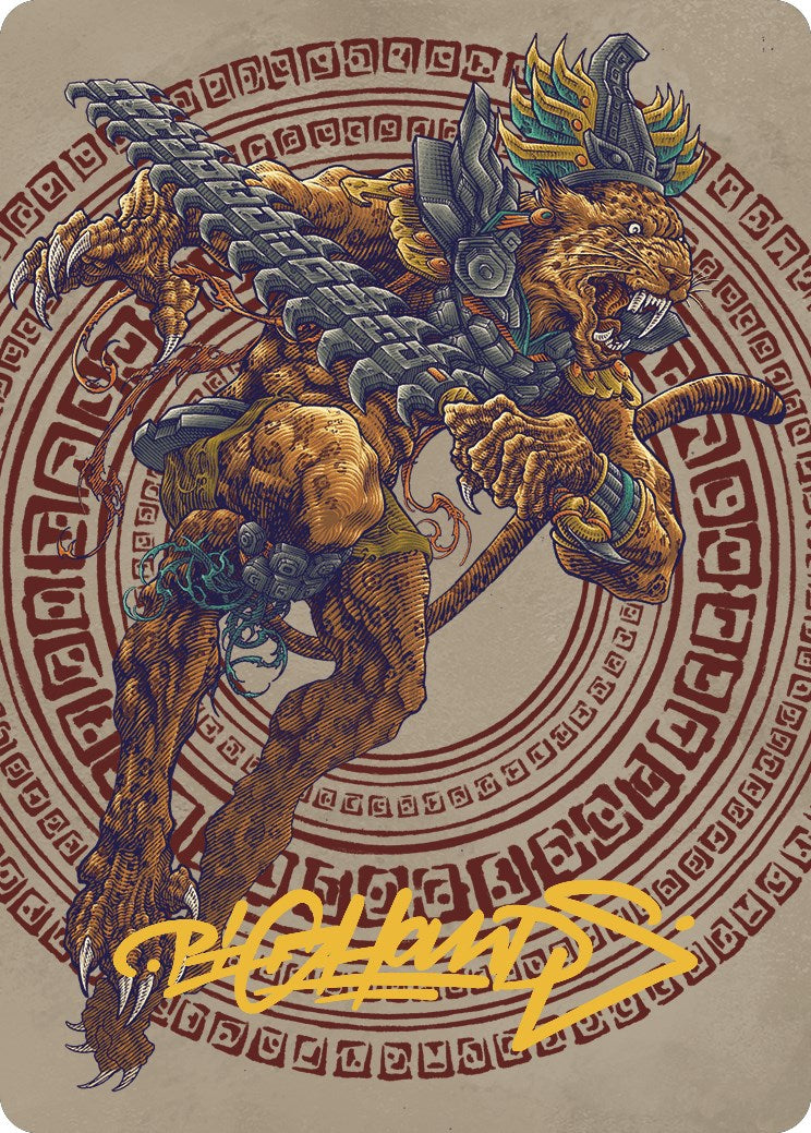 Sovereign Okinec Ahau Art Card (Gold-Stamped Signature) [The Lost Caverns of Ixalan Art Series] | Local Legends