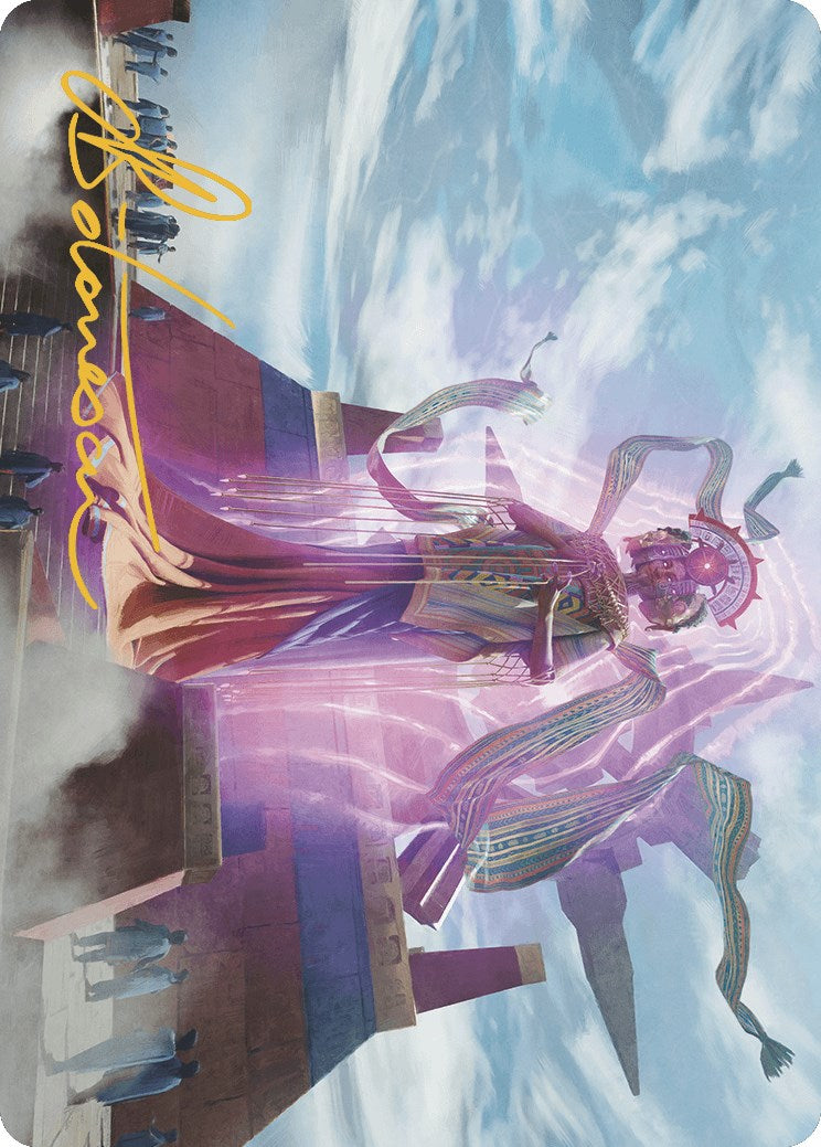 Ojer Taq, Deepest Foundation Art Card (4/81) (Gold-Stamped Signature) [The Lost Caverns of Ixalan Art Series] | Local Legends
