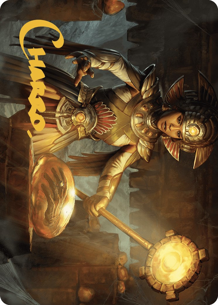 Curator of Sun's Creation Art Card (Gold-Stamped Signature) [The Lost Caverns of Ixalan Art Series] | Local Legends