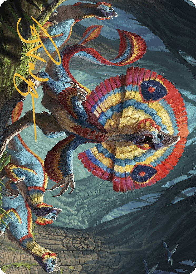 Sunfrill Imitator Art Card (Gold-Stamped Signature) [The Lost Caverns of Ixalan Art Series] | Local Legends