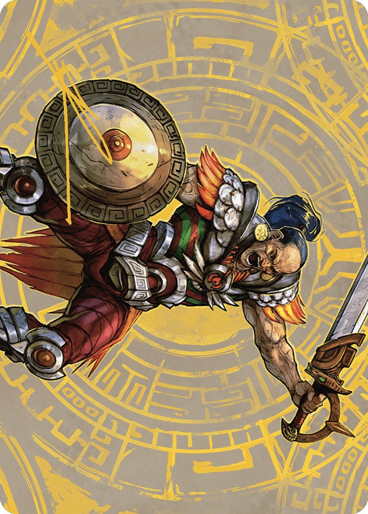 Inti, Seneschal of the Sun Art Card (Gold-Stamped Signature) [The Lost Caverns of Ixalan Art Series] | Local Legends
