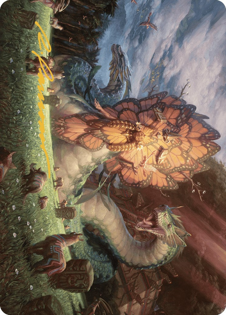 Ojer Kaslem, Deepest Growth Art Card (30/81) (Gold-Stamped Signature) [The Lost Caverns of Ixalan Art Series] | Local Legends