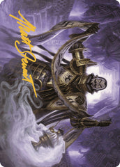 Clavileno, First of the Blessed Art Card (70/81) (Gold-Stamped Signature) [The Lost Caverns of Ixalan Art Series] | Local Legends