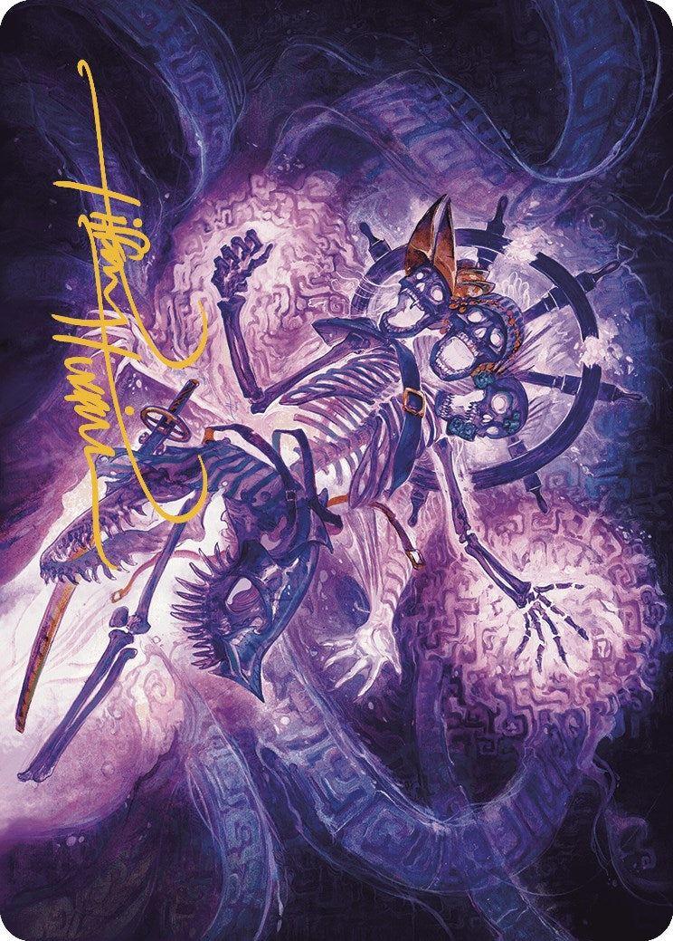 The Grim Captain Art Card (Gold-Stamped Signature) [The Lost Caverns of Ixalan Art Series] | Local Legends