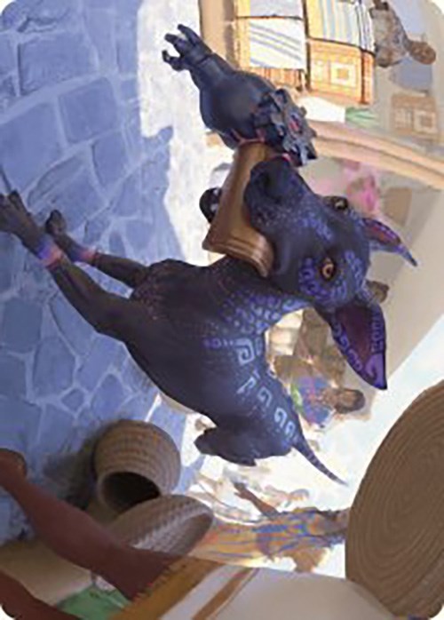 Mischievous Pup Art Card [The Lost Caverns of Ixalan Art Series] | Local Legends