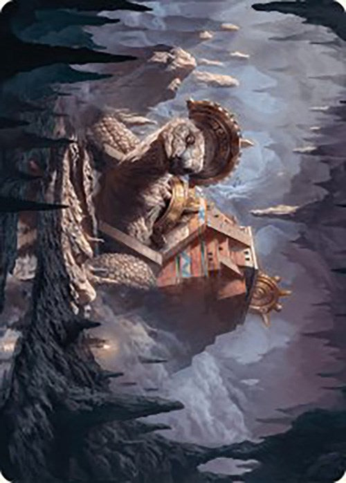 Bedrock Tortoise Art Card [The Lost Caverns of Ixalan Art Series] | Local Legends